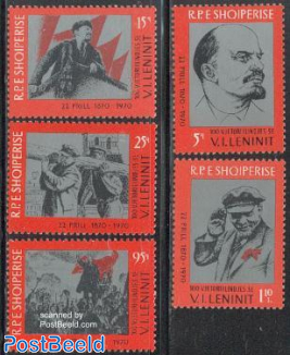 Lenin 100th birthday 5v
