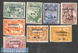 Vasco da Gama 8v (overprints on Timor stamps)
