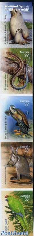Species at risk, joint issue 5v s-a