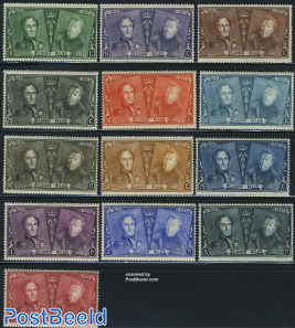 75 years stamps 13v