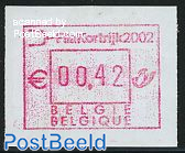 Automat stamp FilaKortrijk 2002 1v