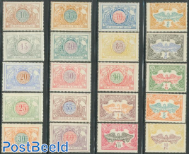 Railway parcel stamps 20v