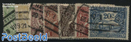 Railway stamps 7v