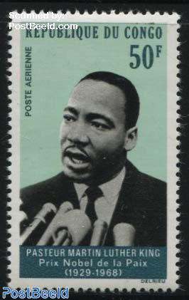 M.L. King (peace Nobel prize 1964) 1v