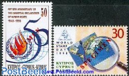 STAMP DAY/HUMAN RIGHTS 2V