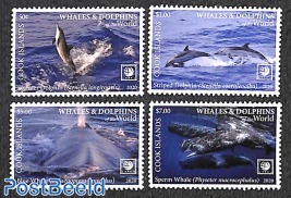 Whales & dolphins 4v
