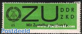 ZU (Zustellunsurkunde) stamp 1v