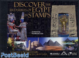 Treasures of Egypt 30v in prestige booklet