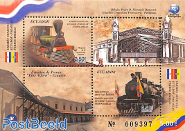 Railways s/s, joint issue Paraguay