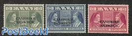 North Epirus, welfare stamps 3v