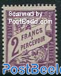 2Fr, Postage due, Stamp out of set
