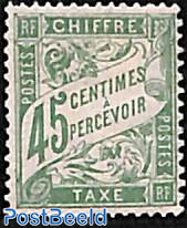 45c, Postage due, Stamp out of set