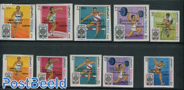 Olympic winners 10v, imperforated
