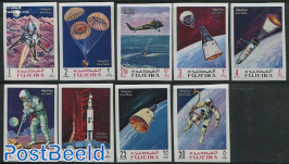 Apollo flights 9v, imperforated