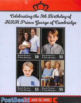Prince George 5th birthday 4v m/s