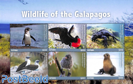 Wildlife of the Galapagos 6v m/s