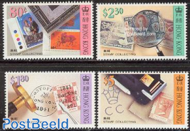 Stamp collecting 4v