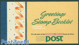 Greetings stamps booklet