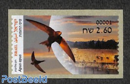 Automat stamp, birds 1v (face value may vary)