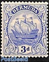 3p Ultramarin, Stamp out of set