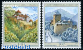 Vaduz Castle in autumn & winter 2v
