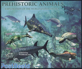 Prehistoric animals 4v m/s, Cymbospondylus