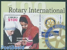 Rotary centenary s/s