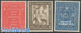 Saint Willibrord 1300th birthday 3v