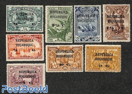 Vasco da Gama, overprints on Macau stamps 8v
