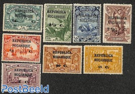 Vasco da Gama, overprints on Timor stamps 8v
