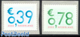 Business stamps 2v (perf. 13.5:13.25) s-a