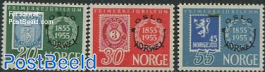 Oslo Norwex overprints 3v