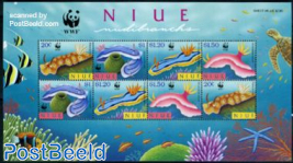 WWF, Nudibranch minisheet (with 2 sets)
