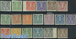 Newspaper stamps 19v