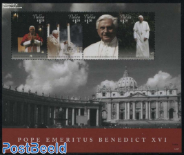 Pope Emeritus Benedict XVI 4v m/s