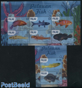 Palauan Fish 2 s/s