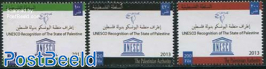 UNESCO Recognition of the State of Palestine 3v