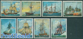 US independence, ships 8v