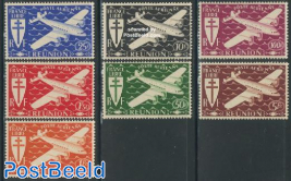 Airmail definitives 7v