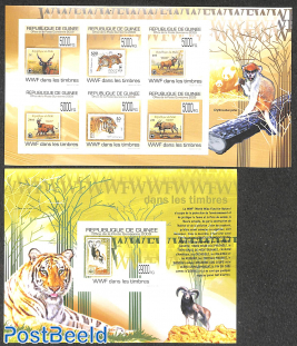 WWF stamps 2 s/s, imperforated