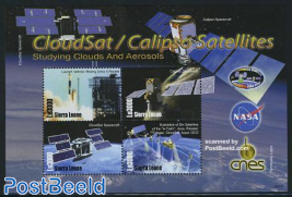 Space, Cloudsat/Calipso satellites 4v m/s