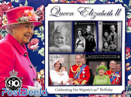 Queen Elizabeth II 90th Birthday 4v m/s