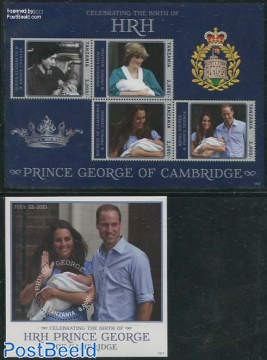 Birth of Prince George 2 s/s