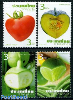Vegetables & fruit 4v