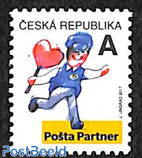 Postman with heart 1v