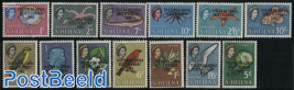 Overprints on St.Helena stamps 13v