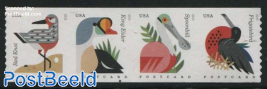 Coastal Birds 4v s-a, Coil Stamps