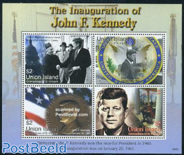 Union Island, J.F. Kennedy 4v m/s