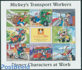 Mickeys Transport workers 8v m/s