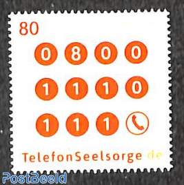 Telephone help line 1v